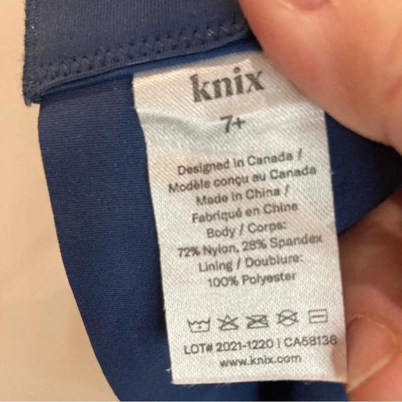 KNIX Sz  7+ Wingwoman No Underwire Padded Adjustable Straps Bra New with Tags - Picture 7 of 9